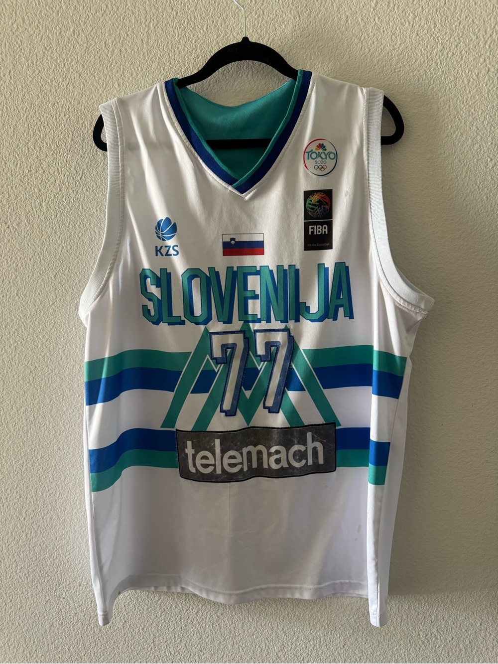 Luka Doncic Slovenia 77 Jersey 2XL